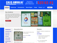 Tablet Screenshot of calisambalaj.com